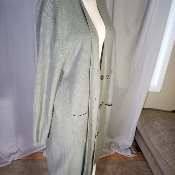 Madison Olive Knit Cardigan - Picture 3 of 3